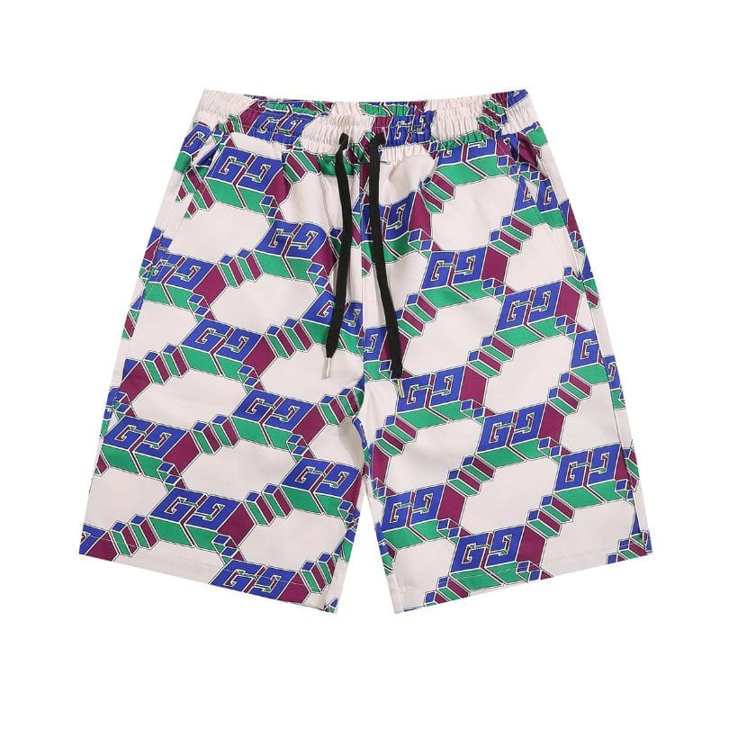 GG Shorts Multicolor Pattern Drawstring