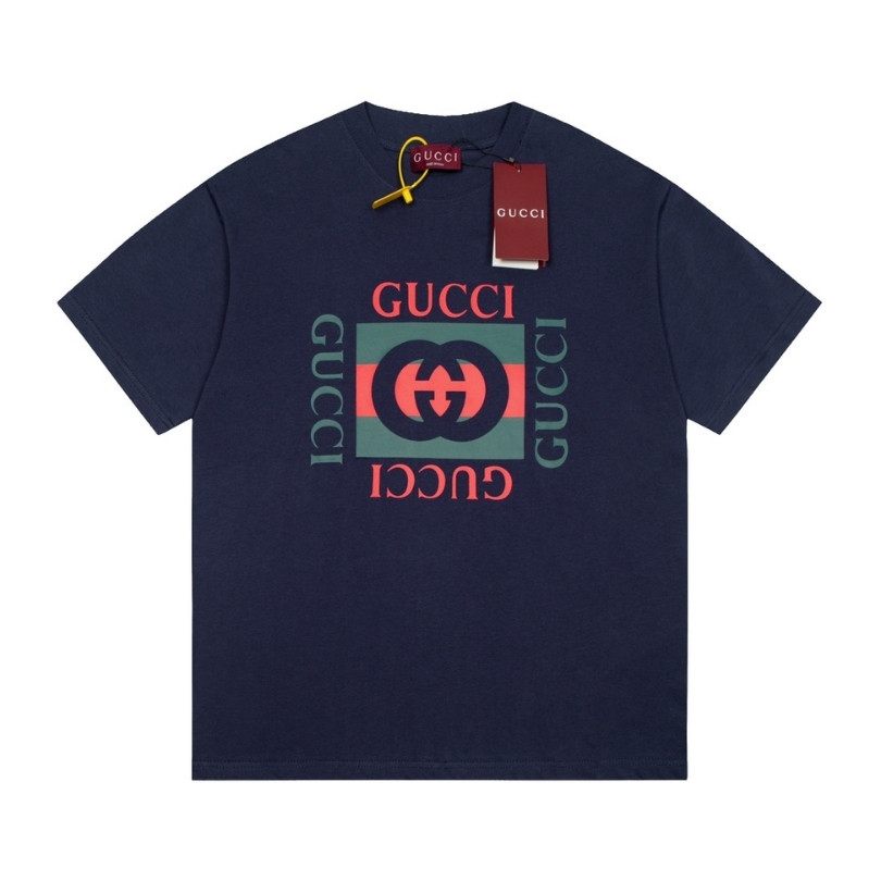 GG T-shirt Logo Print Navy