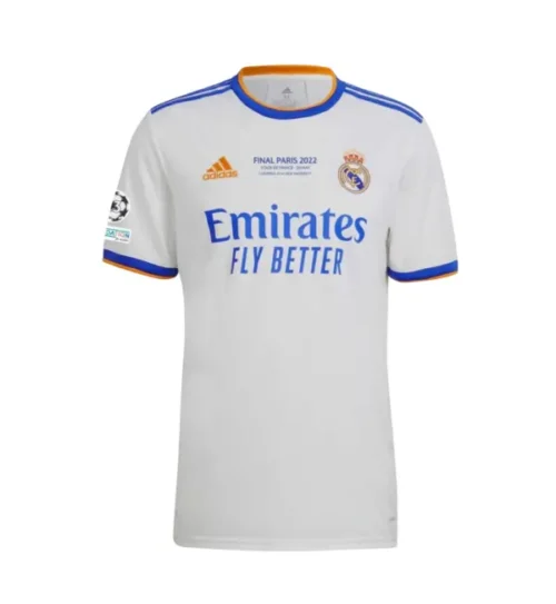 Camiseta Retro Real Madrid 21/22 1ª Equipación – Edición Final Champions League