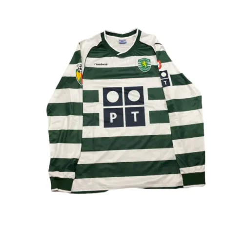 Camiseta Retro Sporting de Lisboa 02/03 manga larga