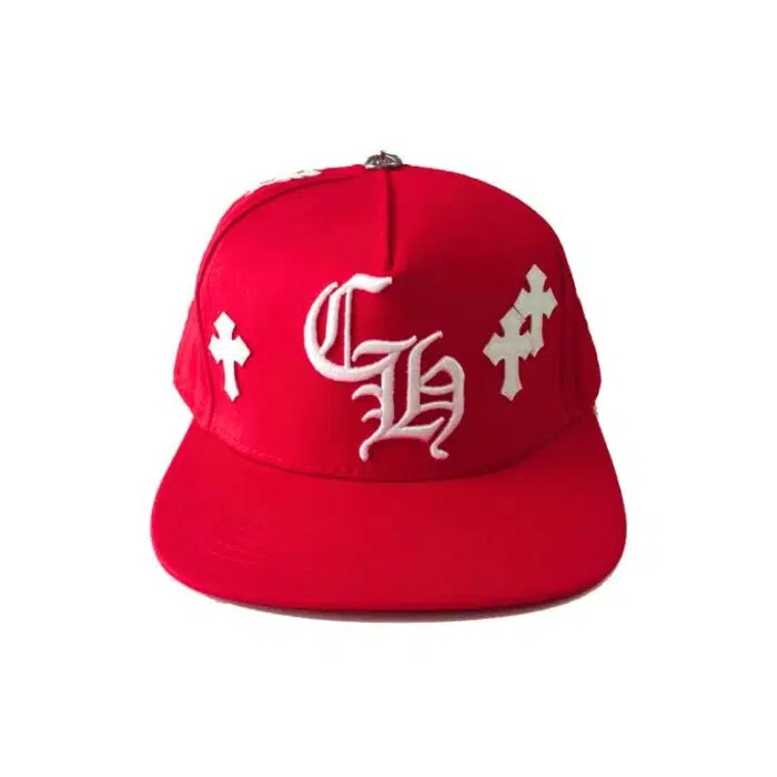 Cap Chrome Hearts Cross Patch Red CH119
