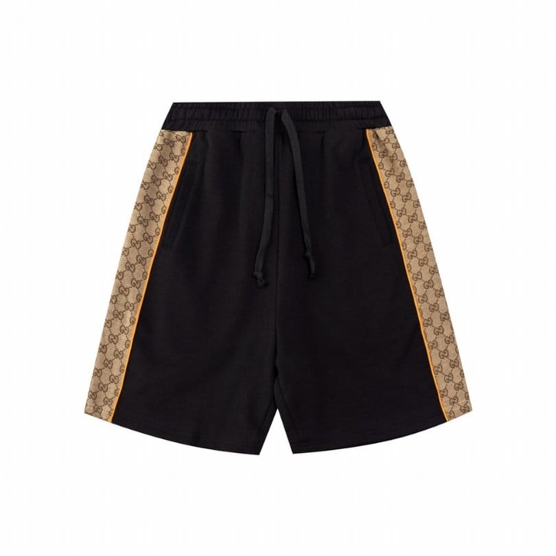GG Shorts Monogram Stripe Black