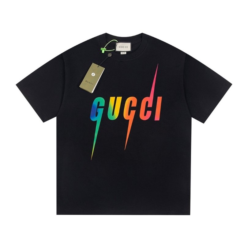 GG T-shirt Rainbow Logo Black