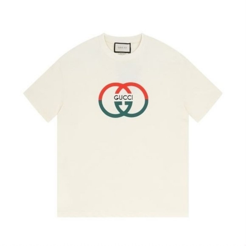GG T-shirt Double G Logo White