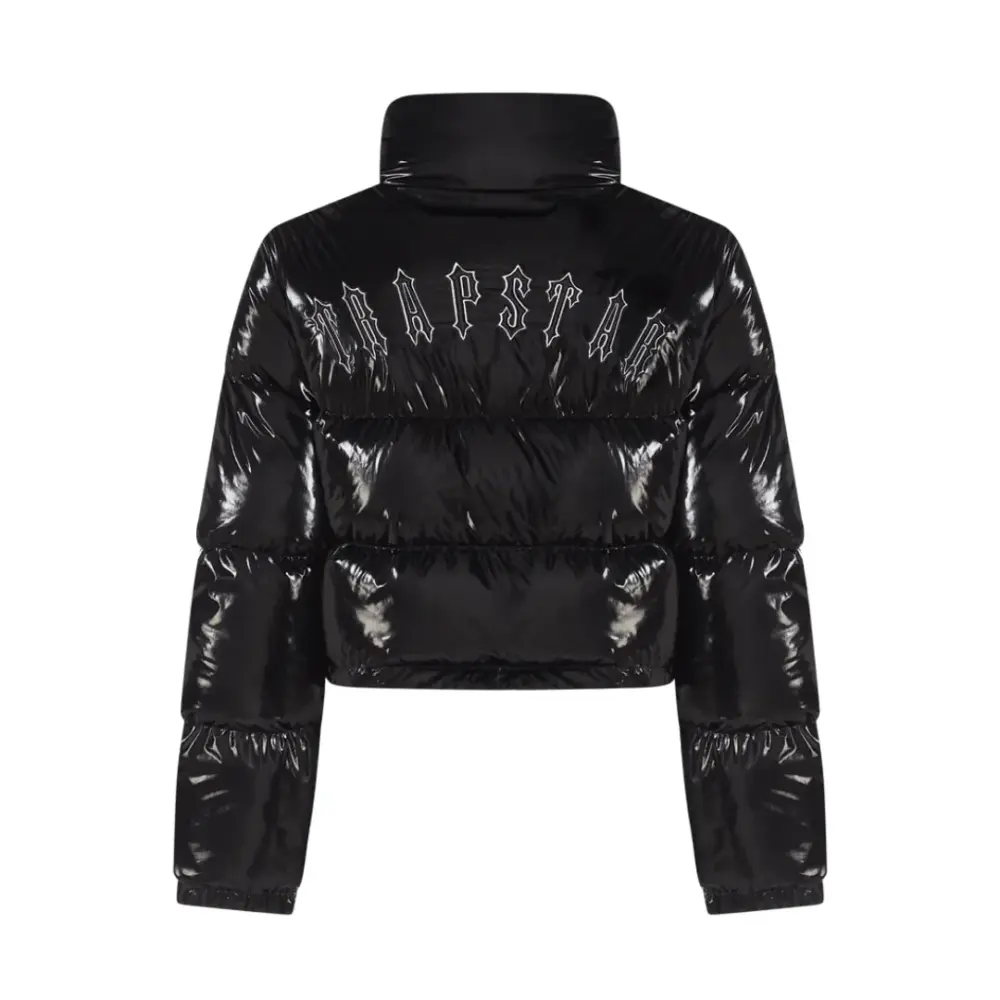 Women Decoded Shiny Black Jacket