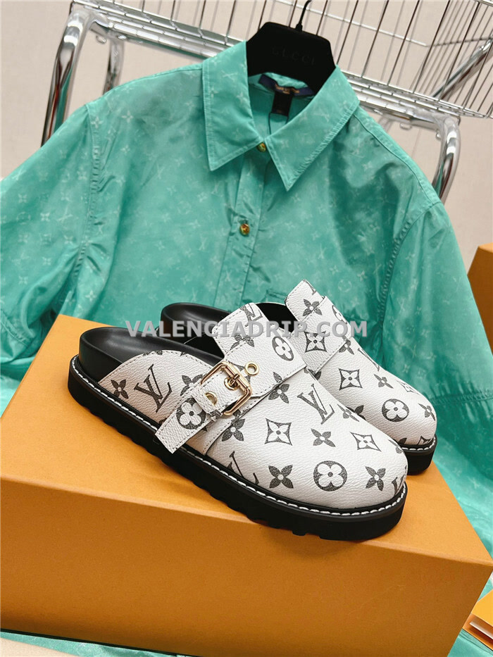 Chanclas Louis Vuitton - Blanco