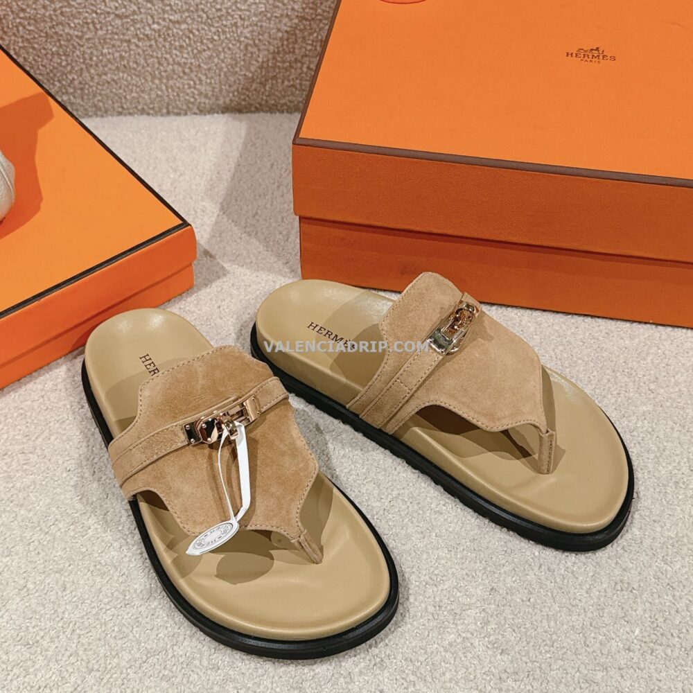 Chanclas Hermes - Marrón