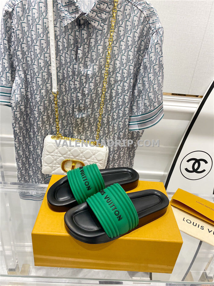 Chanclas Louis Vuitton - Verde