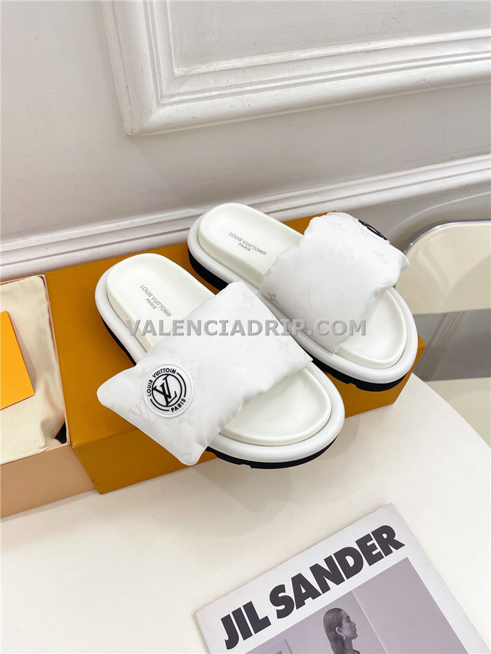 Chanclas Louis Vuitton - Blanco