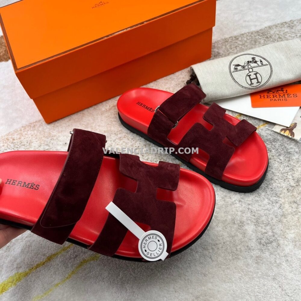 Chanclas Hermes - Rojo