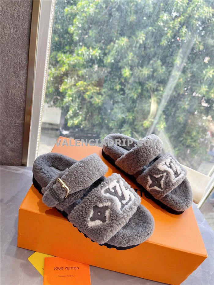 Chanclas Louis Vuitton - Gris