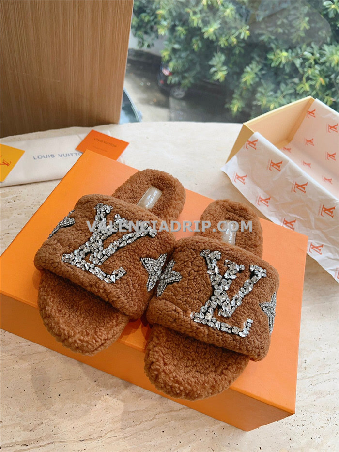 Chanclas Louis Vuitton - Marrón