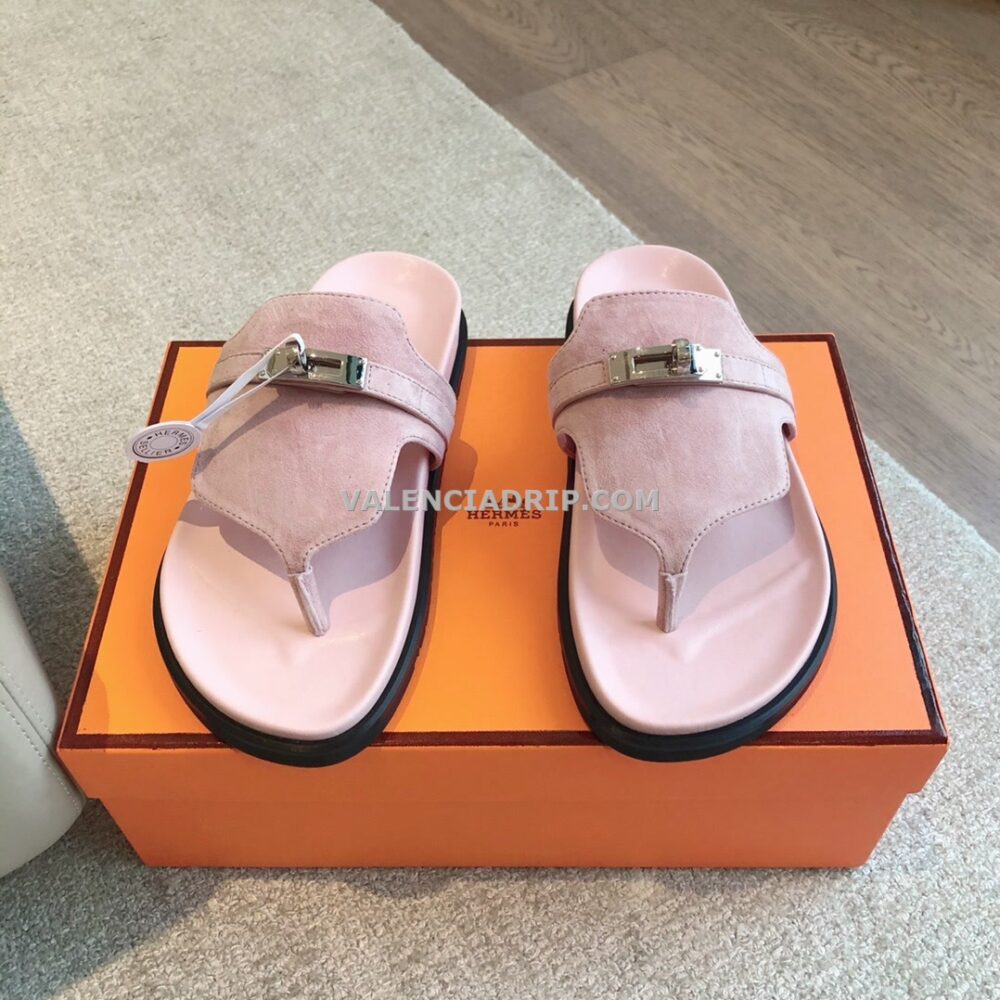 Chanclas Hermes - Rosa