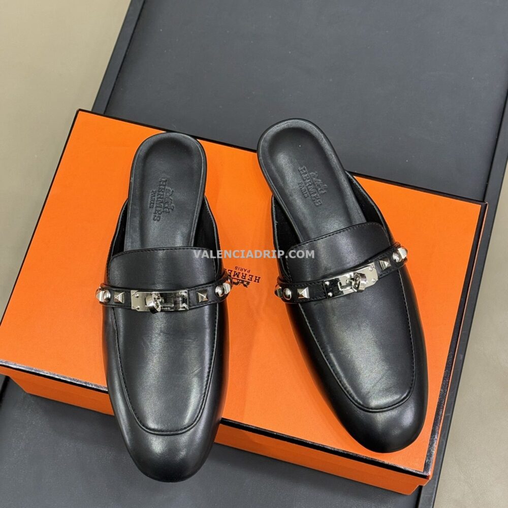 Chanclas Hermes - Negro