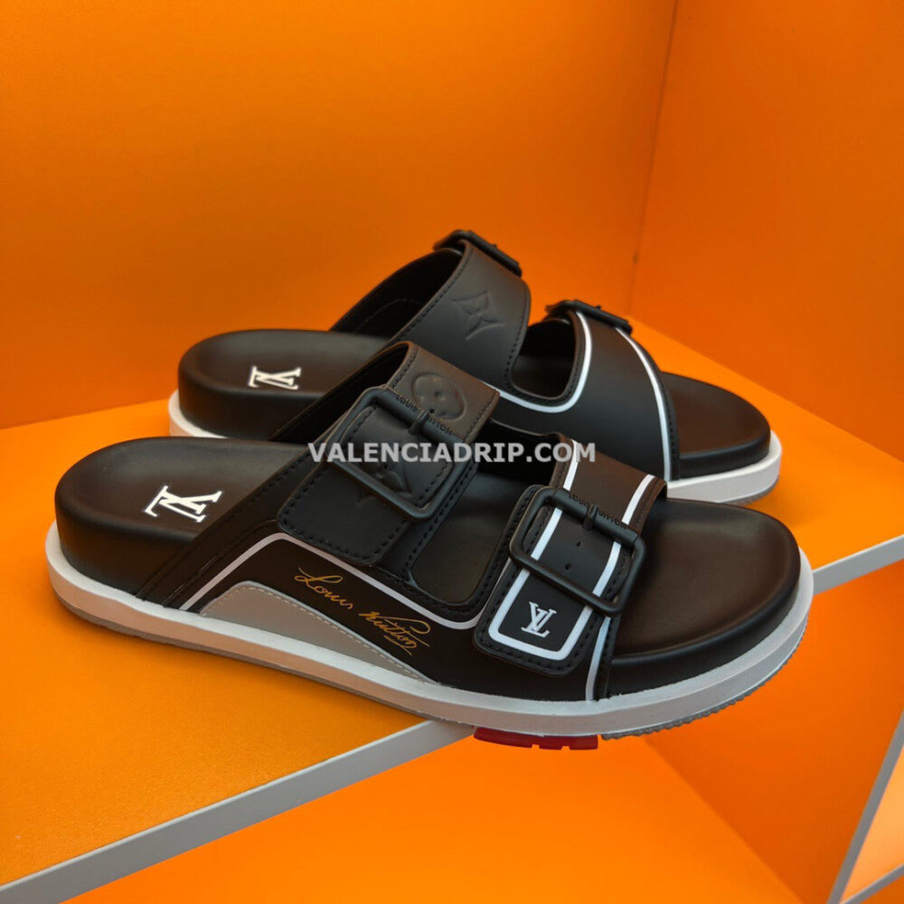 Chanclas Louis Vuitton - Negro