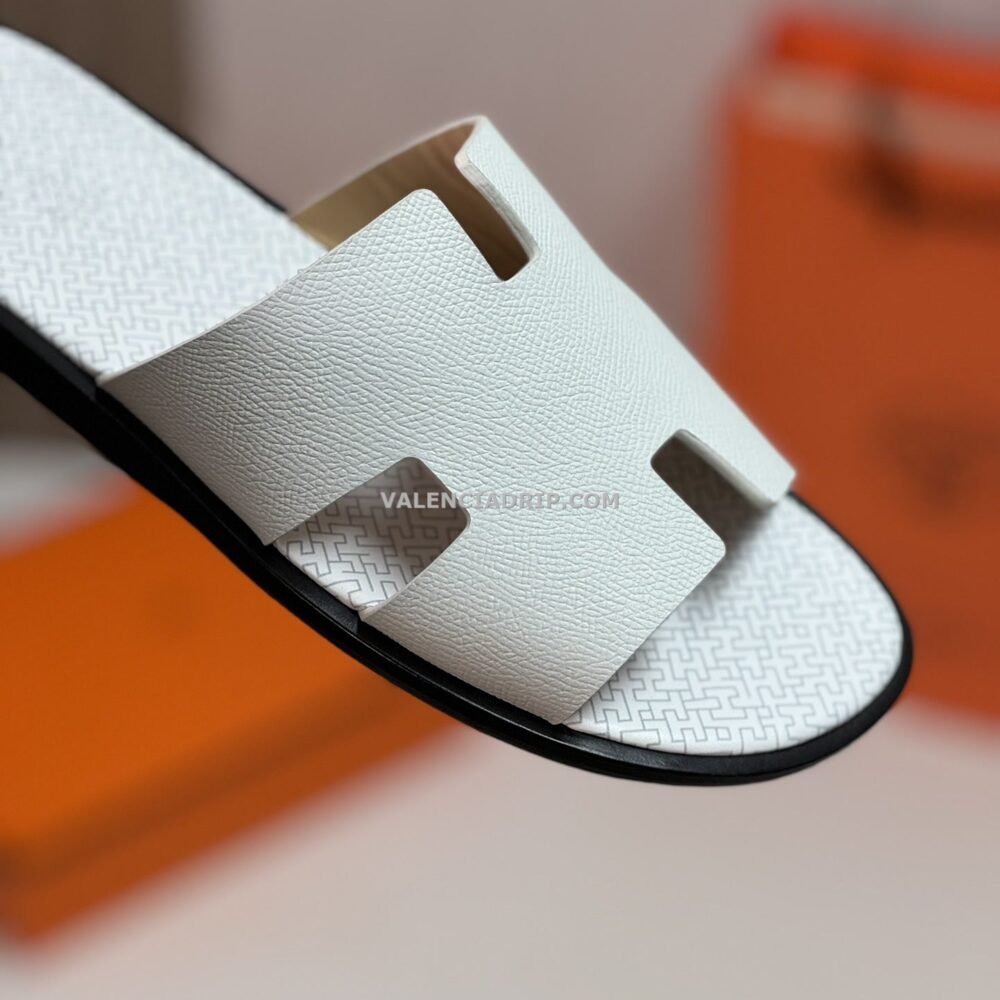 Chanclas Hermes - Blanco