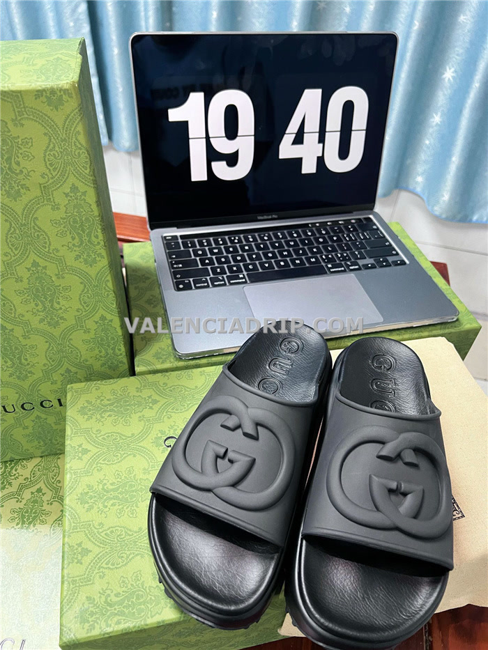 Chanclas GUCCI - Negro