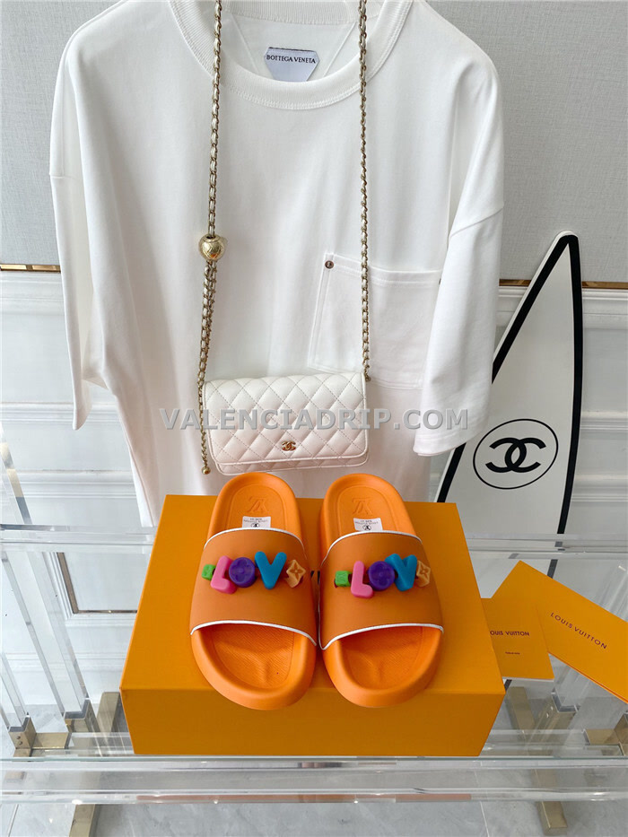 Chanclas Louis Vuitton - Naranja