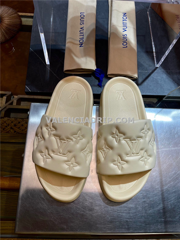 Chanclas Louis Vuitton - Beige