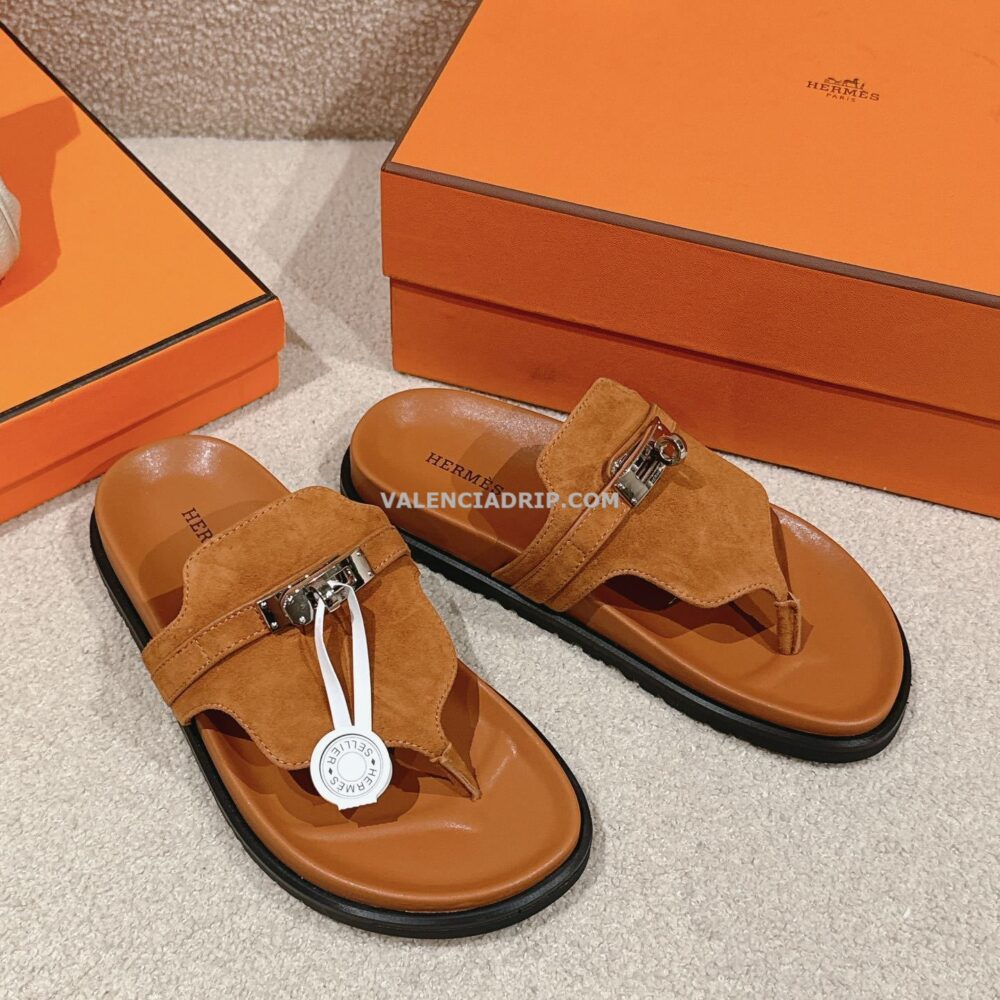 Chanclas Hermes - Marrón