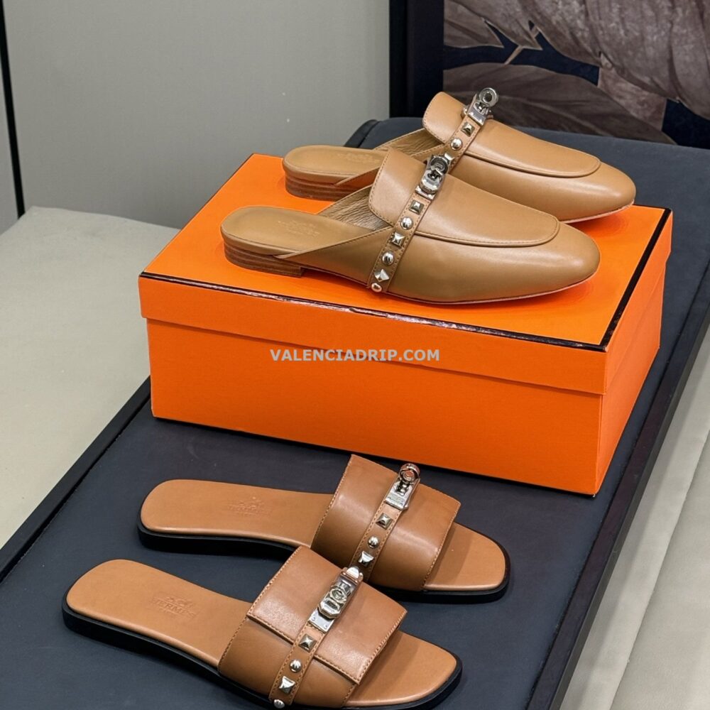 Chanclas Hermes - Marrón