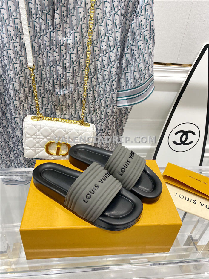 Chanclas Louis Vuitton - Gris