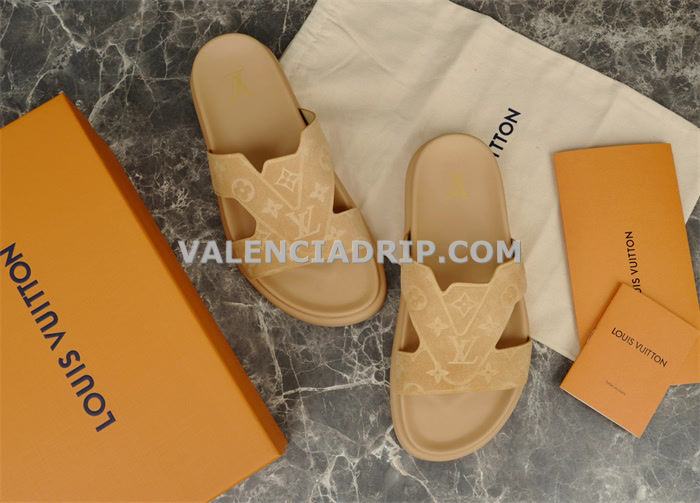 Chanclas Louis Vuitton - Beige