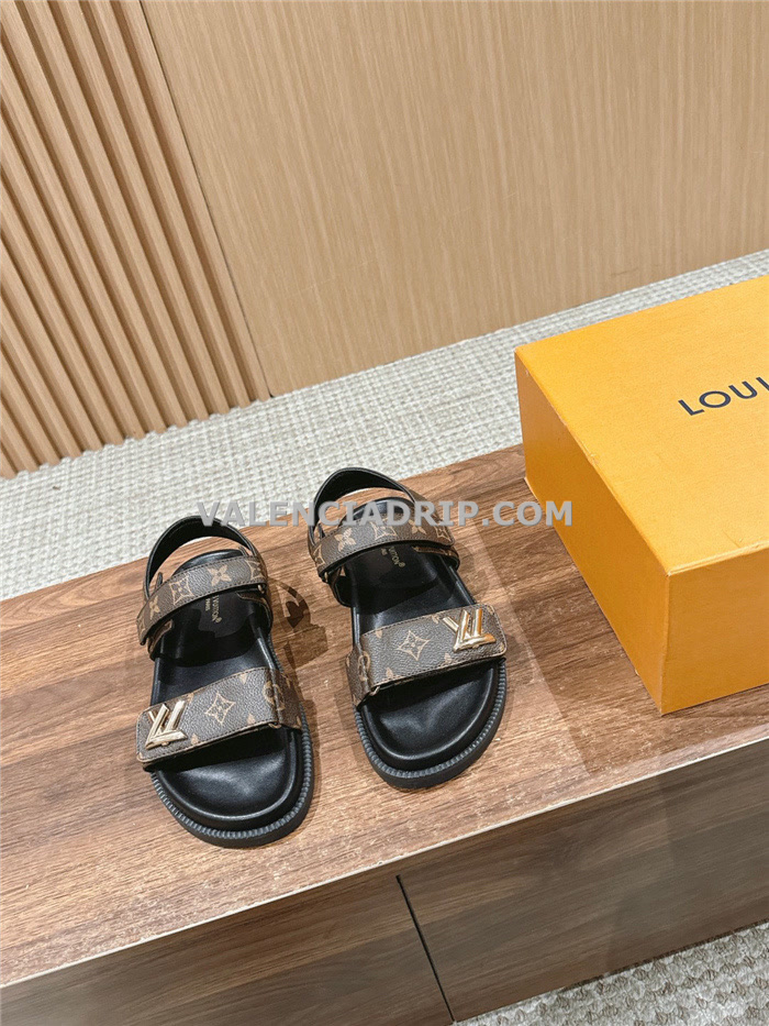 Chanclas Louis Vuitton - Marrón