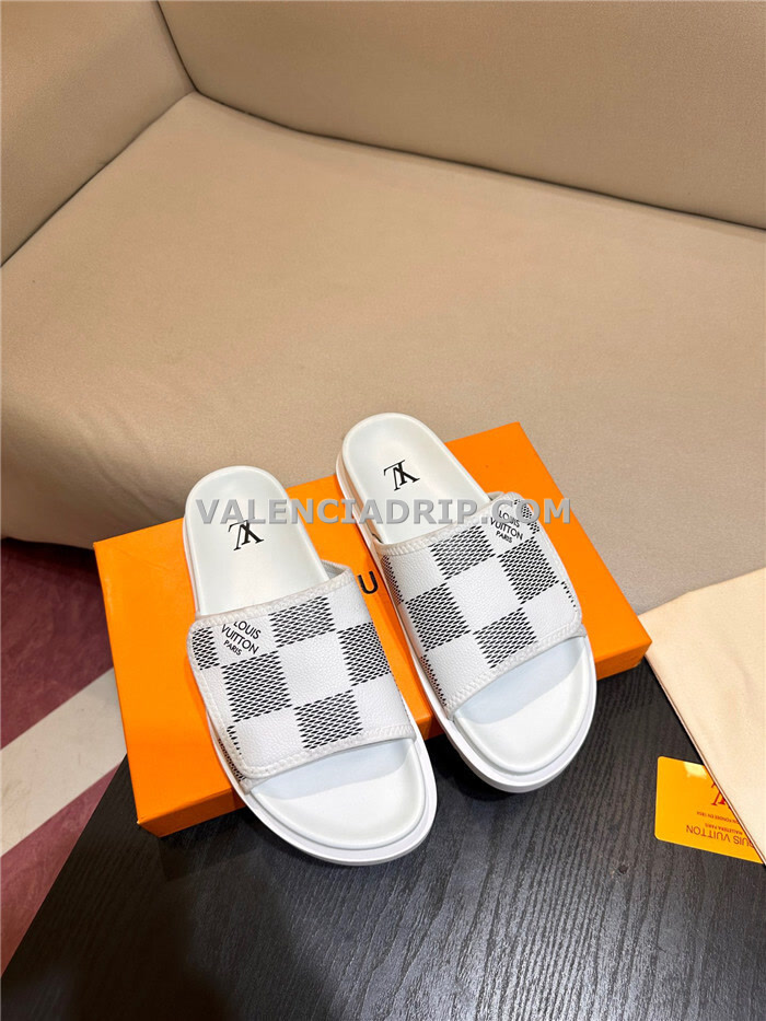 Chanclas Louis Vuitton - Blanco