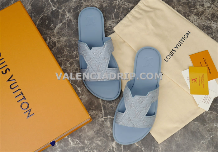 Chanclas Louis Vuitton - Azul
