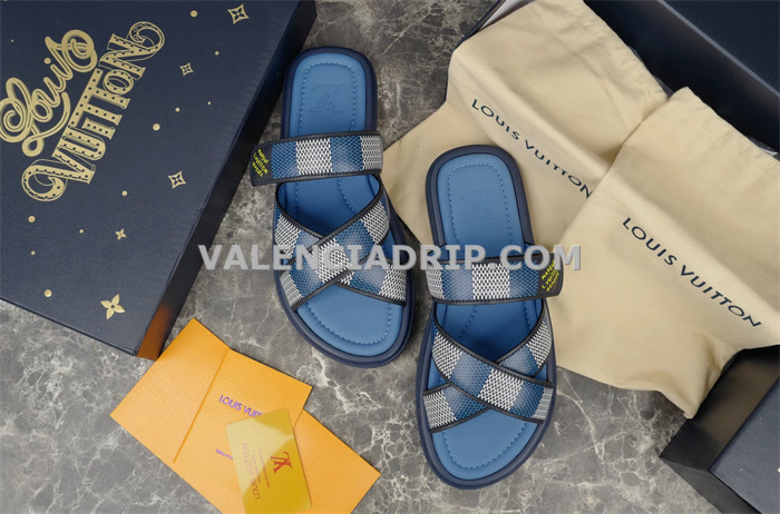 Chanclas Louis Vuitton - Azul