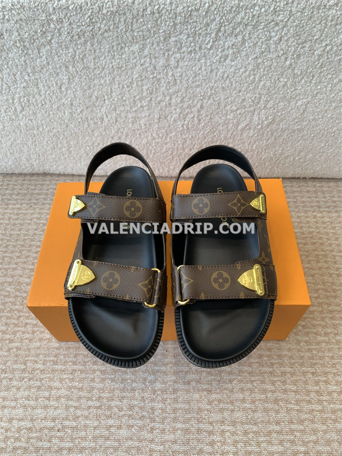 Chanclas Louis Vuitton - Marrón