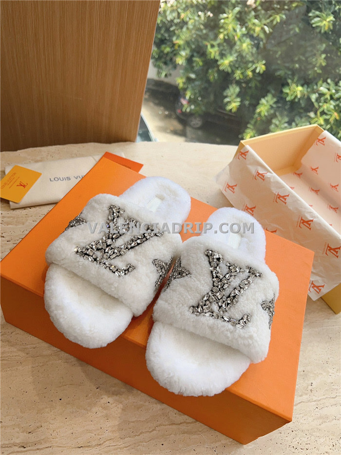 Chanclas Louis Vuitton - Blanco