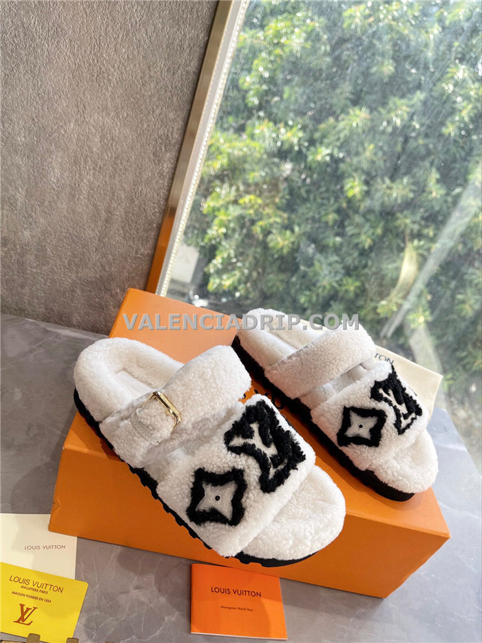 Chanclas Louis Vuitton - Blanco