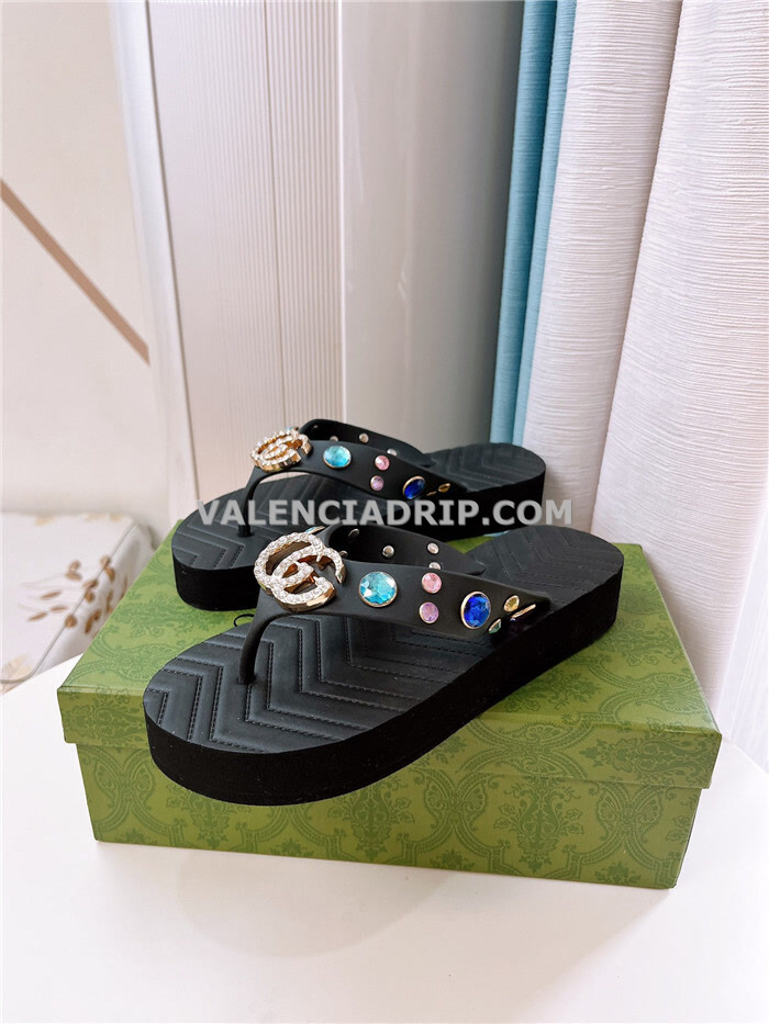 Chanclas GUCCI - Negro