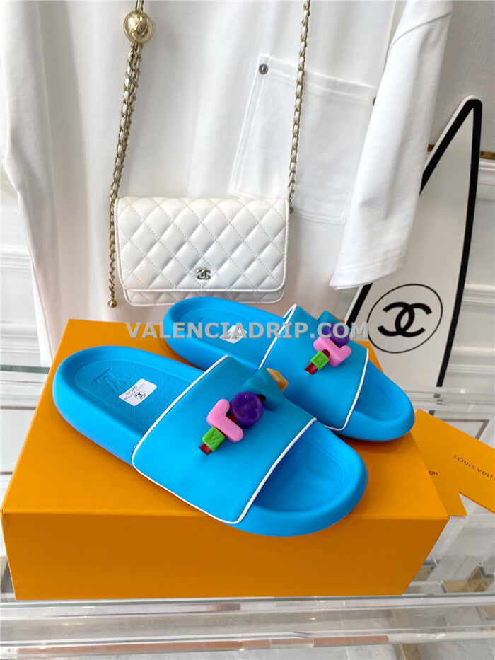 Chanclas Louis Vuitton - Azul