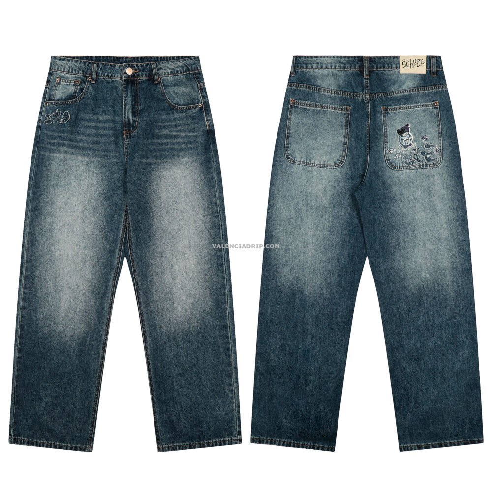 DERSCHUTZE JEANS vaqueros - Azul