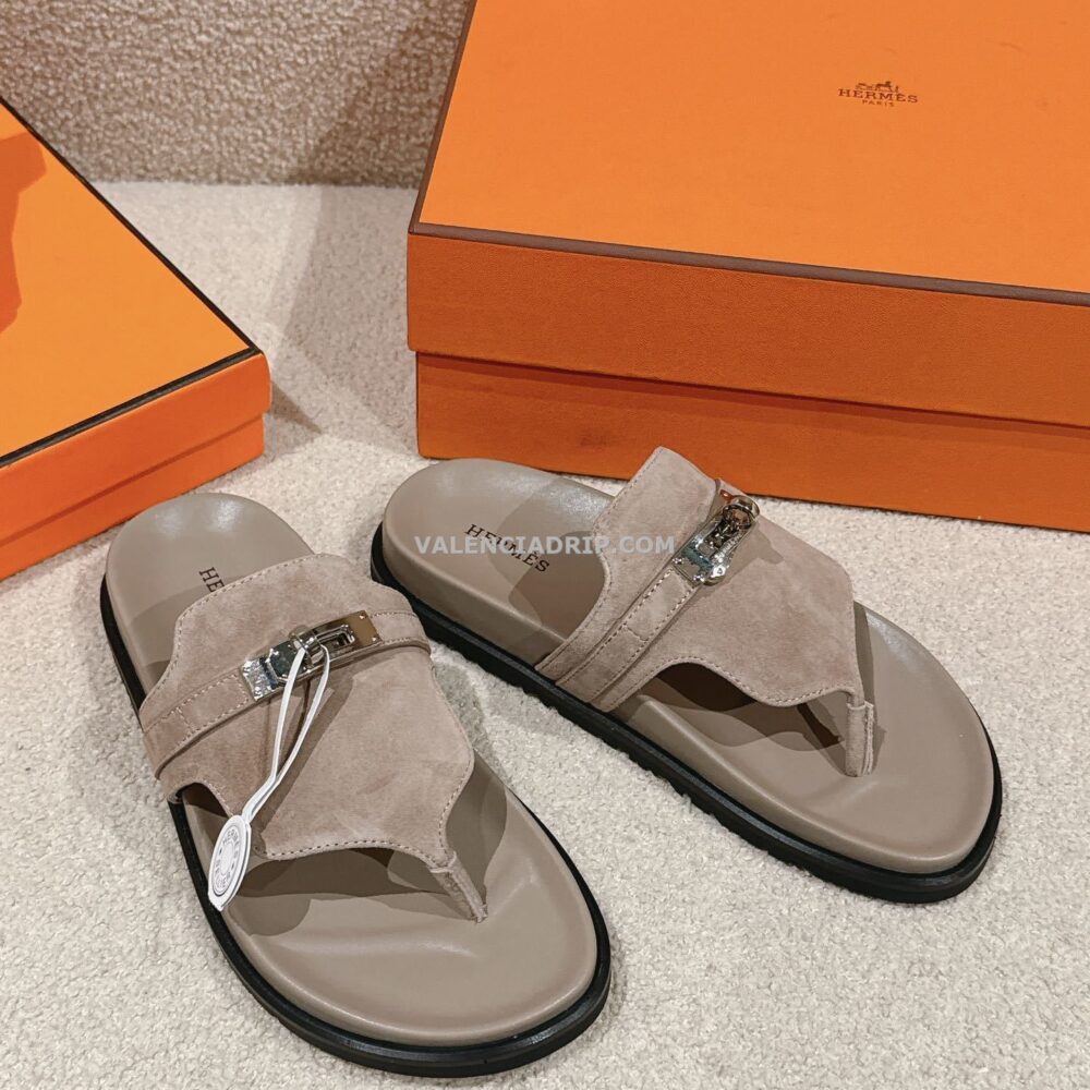Chanclas Hermes - Marrón
