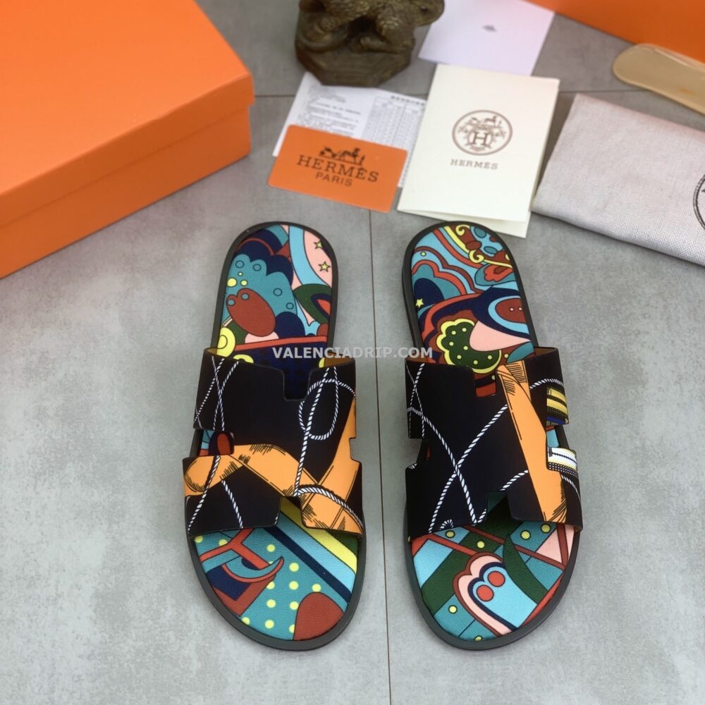 Chanclas Hermes - Negro