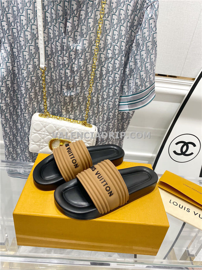 Chanclas Louis Vuitton - Beige