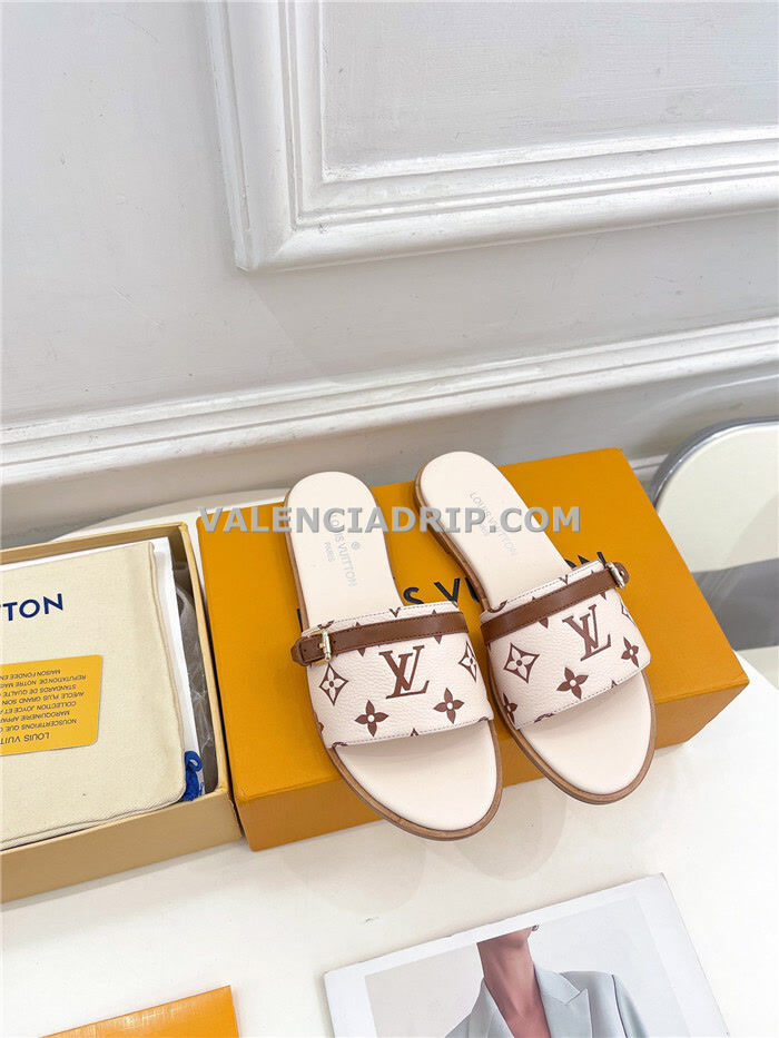 Chanclas Louis Vuitton - Blanco