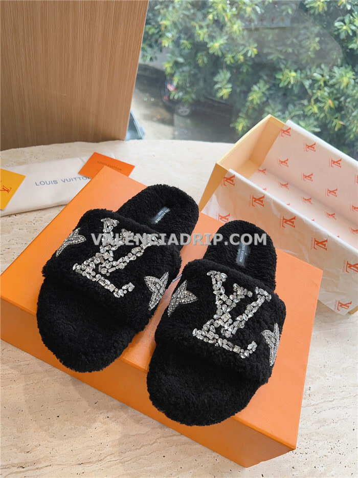 Chanclas Louis Vuitton - Negro