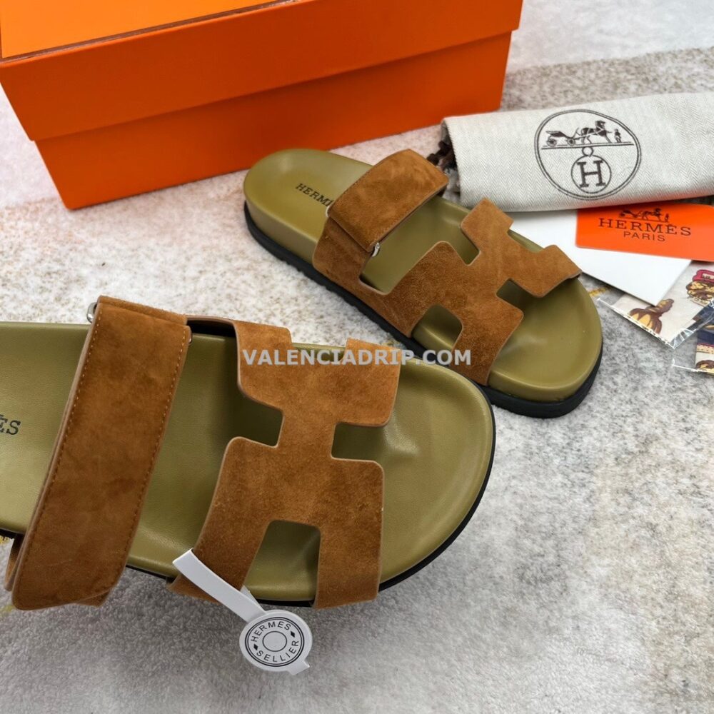 Chanclas Hermes - Marrón