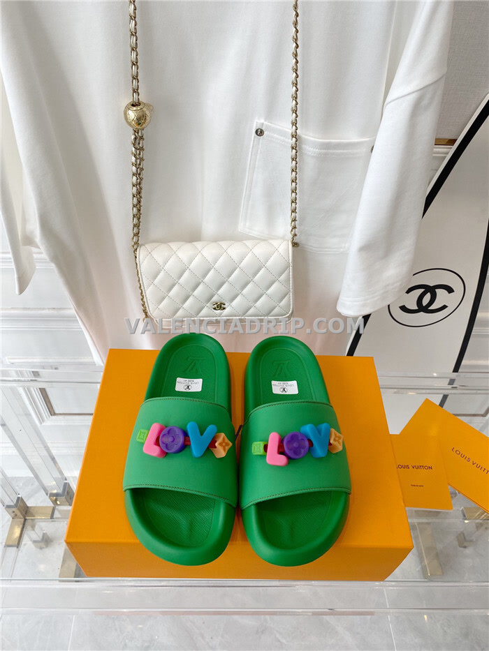 Chanclas Louis Vuitton - Verde