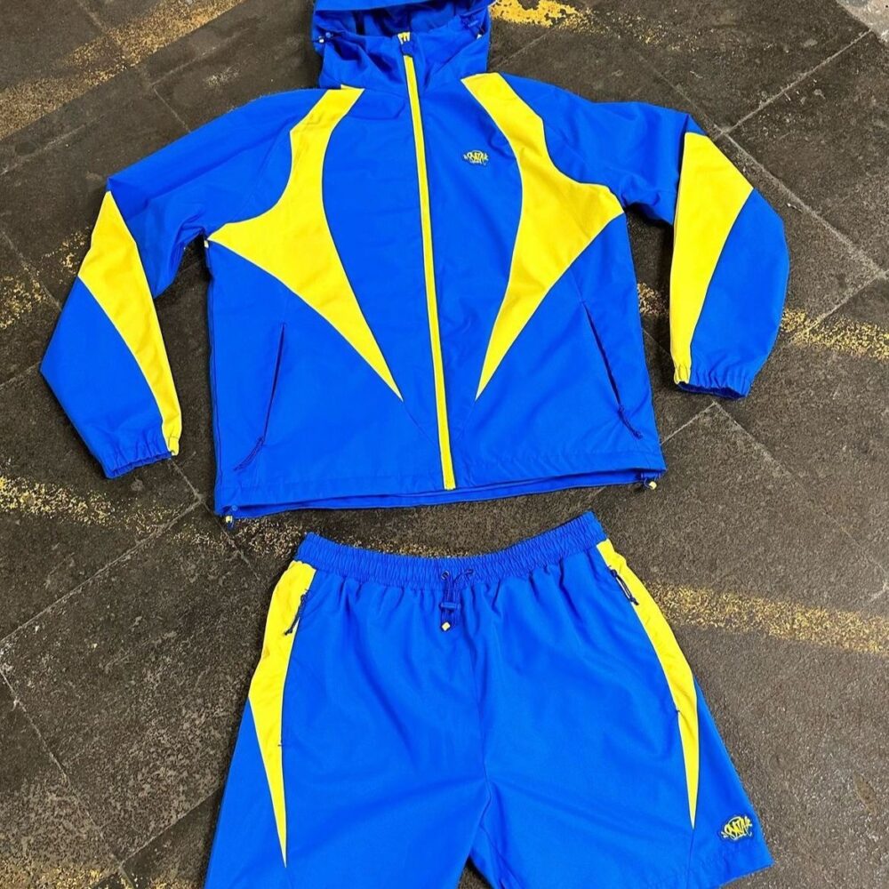 Syna World Short set - azul y amarillo