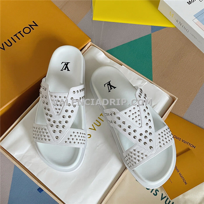 Chanclas Louis Vuitton - Blanco