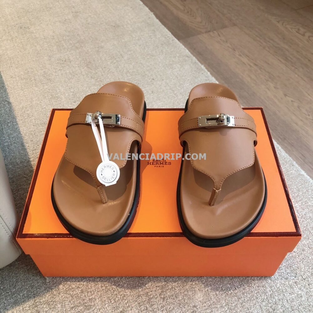 Chanclas Hermes - Marrón