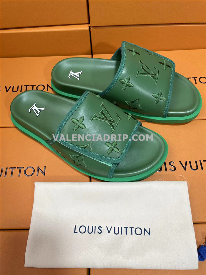 Chanclas Louis Vuitton - Verde