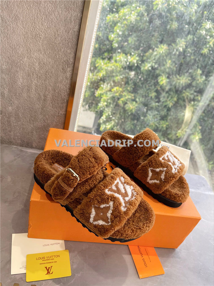 Chanclas Louis Vuitton - Marrón