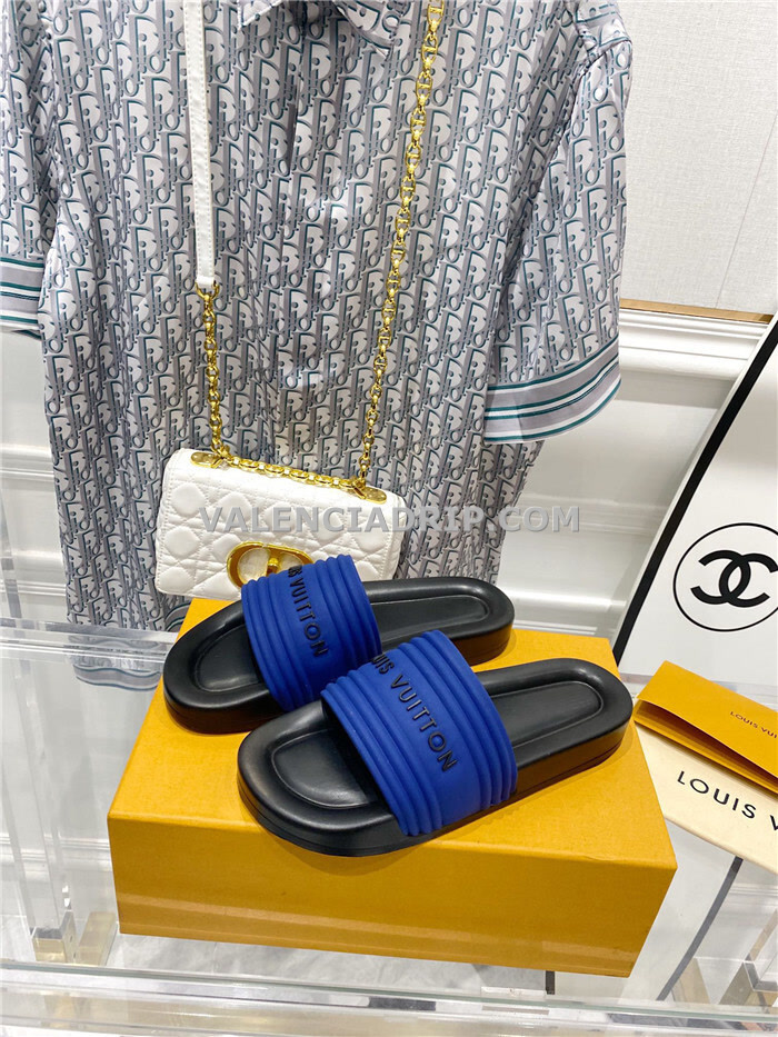 Chanclas Louis Vuitton - Azul